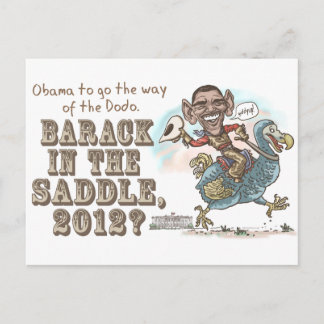 Anti-Obama Dodo Extinction 2012 Postcard