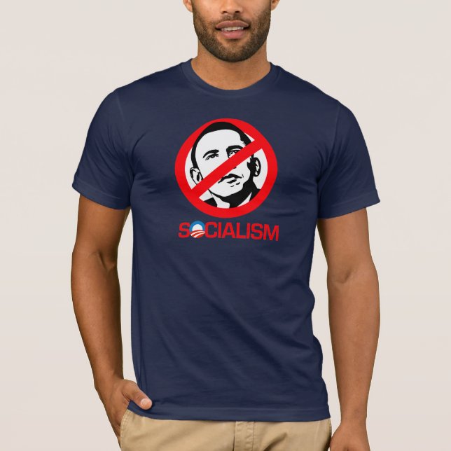 Anti-Obama - End Socialism T-Shirt (Front)