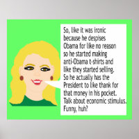 Anti-Obama Irony Poster
