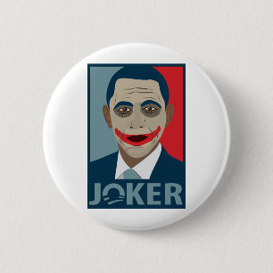 Anti-Obama Joker 6 Cm Round Badge