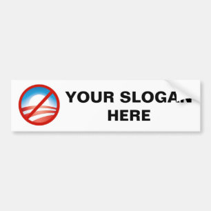 Anti-Obama logo Bumper Sticker