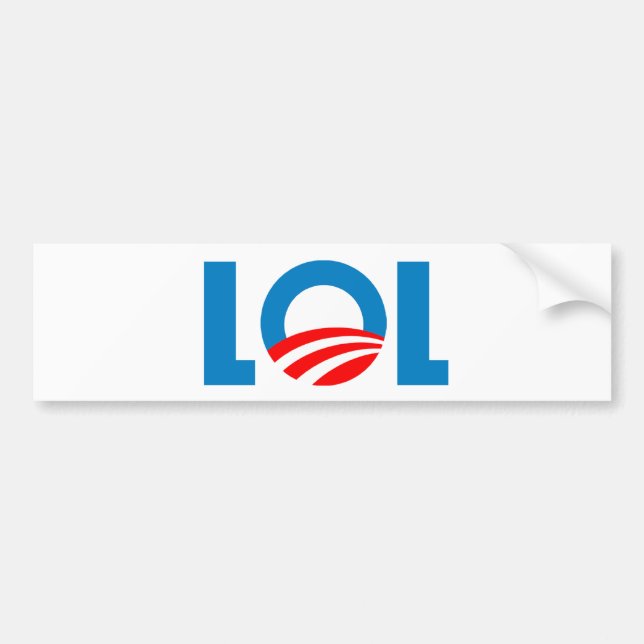 Anti-Obama - LOL Bumper Sticker (Front)