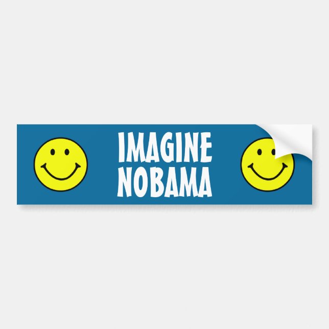 Anti Obama nobama Bumper Sticker (Front)