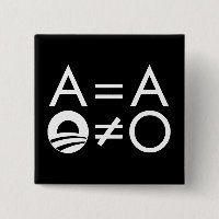 Anti-Obama Objectivist button