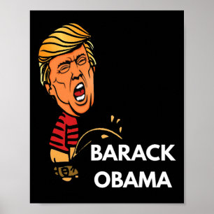 Anti Obama Pro Trump Conservative Patriot Politica Poster