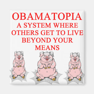 anti obama shirt magnet