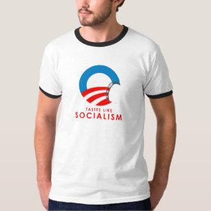 Anti-Obama - Tastes like Socialism T-SHIRT