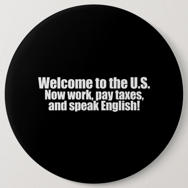 Anti-Obama - Welcome now pay taxes Bumpersticker 6 Cm Round Badge (Front)
