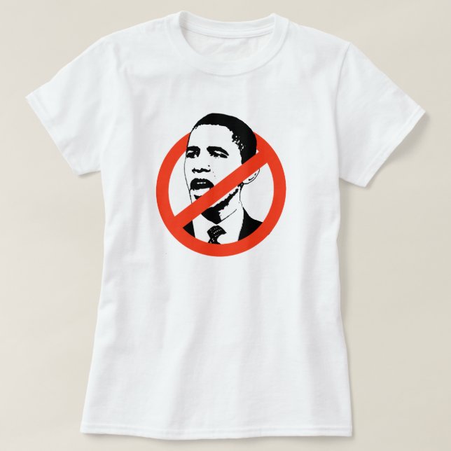 ANTI-OBAMA WOMEN'S T-SHIRT (Design Front)