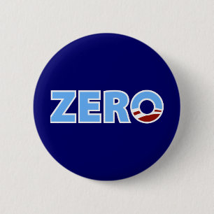 Anti-Obama: Zero 6 Cm Round Badge