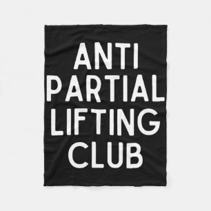 Anti Partial Lifting Club Gym Fitness Powerlifting Fleece Blanket