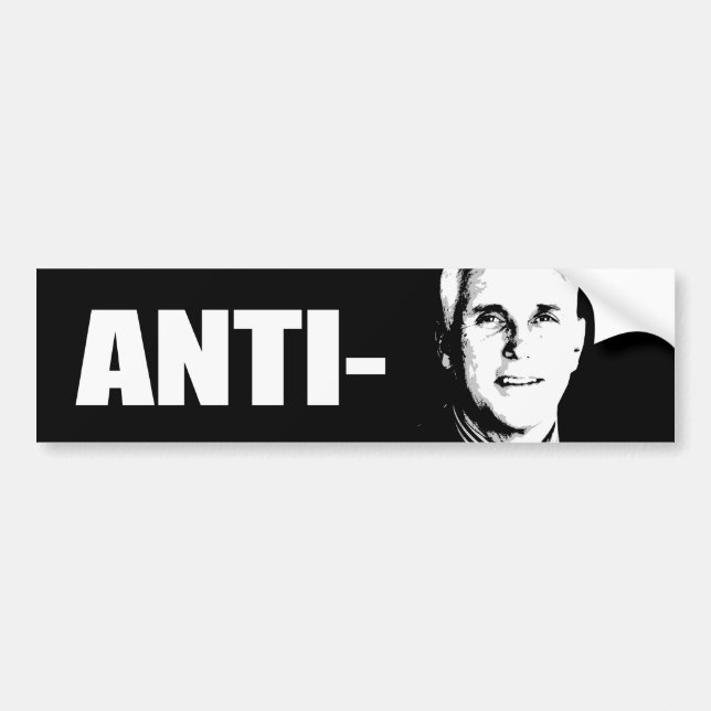 Anti Pence Bumper Sticker (Front)