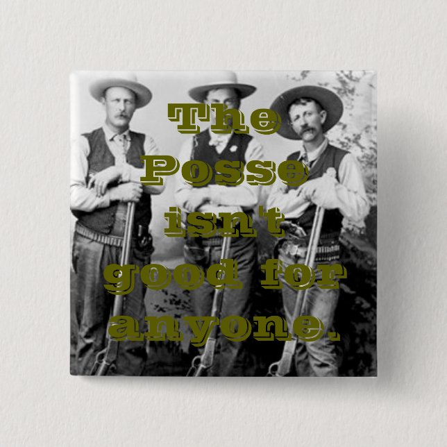 Anti-Posse III 15 Cm Square Badge (Front)