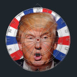 Anti President Donald Trump - Big Mouth Dartboard<br><div class="desc">Demonstrate your contempt for Donald Trump and the frightening future of a Donald Trump presidency with this Trump in his face big mouth dartboard.</div>