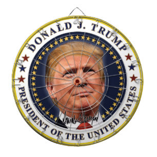 Anti President Donald Trump Dartboard