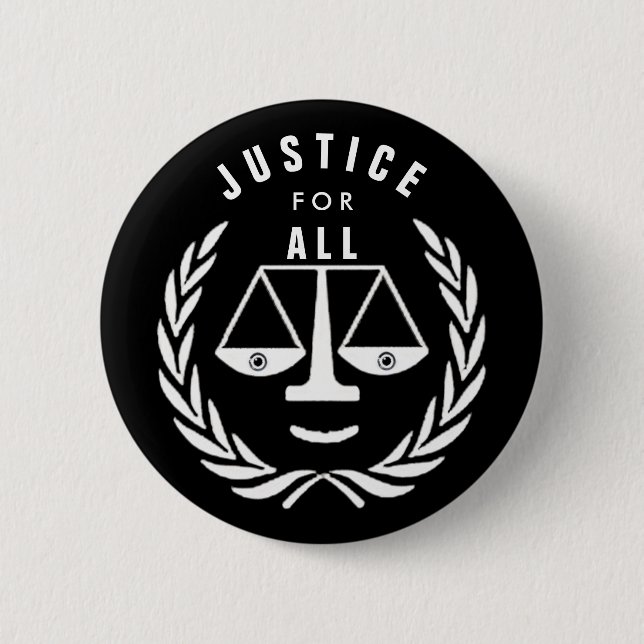 Anti-Racism 6 Cm Round Badge (Front)