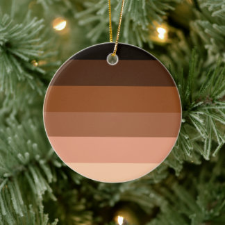 Anti-Racism BIPOC Pride Flag Ceramic Tree Decoration