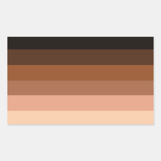 Anti-Racism BIPOC Pride Flag Rectangular Sticker