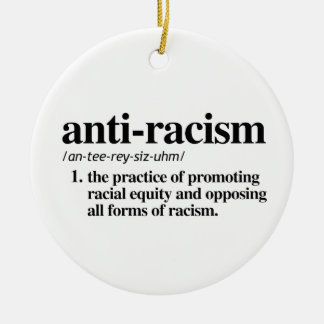 Anti-Racism Ceramic Tree Decoration