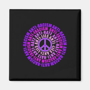 Anti Racism Fascism Lies Hate Resist Vote Shades O Magnet