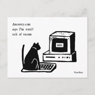 Anti-Racism Haiku Postcard