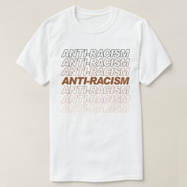 Anti-Racism Pattern T-Shirt (Design Front)