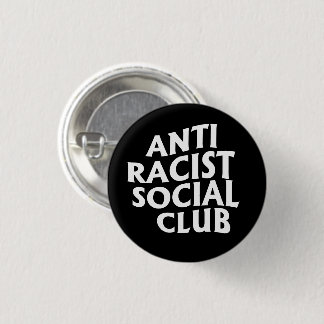 Anti-Racist Club Classic Round Sticker 3 Cm Round Badge
