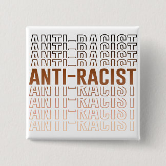Anti-Racist Pattern 15 Cm Square Badge