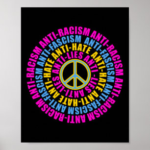 Anti Republican Peace Love Vote Blue Kamala Harris Poster