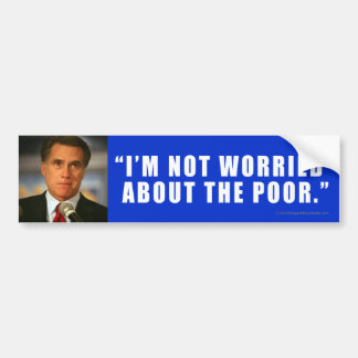 Anti-Romney sticker Poor