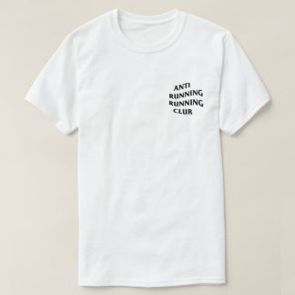 Anti Running Running Club - White T-Shirt