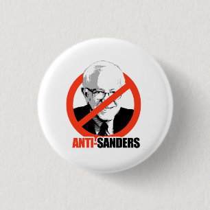 Anti-Sanders 3 Cm Round Badge