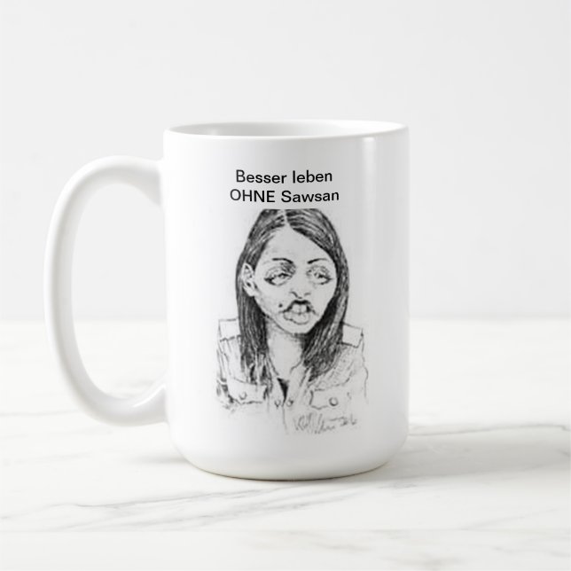 Anti-Sawsan Chebli cup #2 (Left)