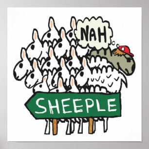 Anti Sheeple Poster