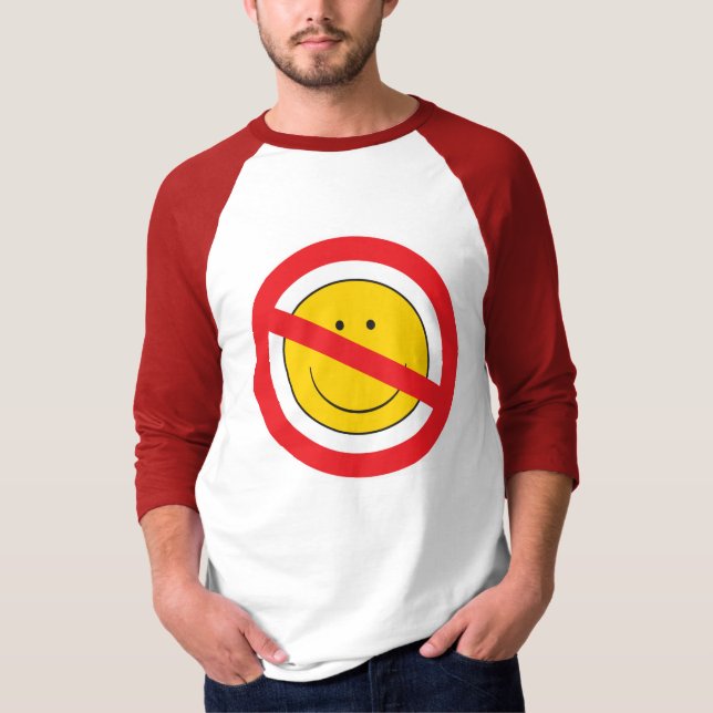 Anti-Smiley Face T-Shirt (Front)