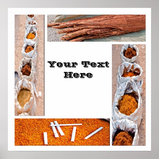 anti smoking posters on white (Front)