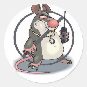 Anti-Snitch Classic Round Sticker