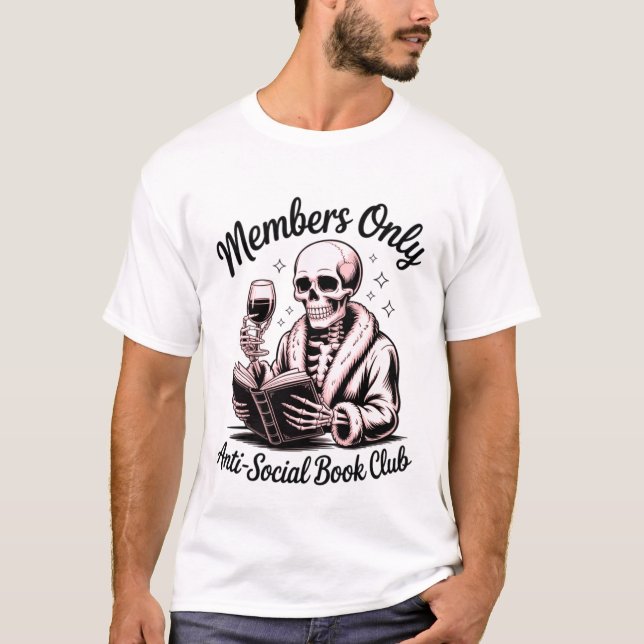 Anti-Social Book Club  T-Shirt (Front)