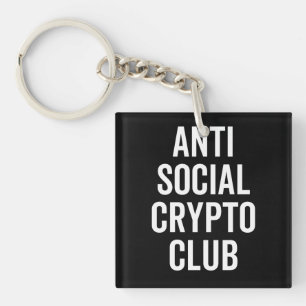 Anti Social Crypto Club Key Ring