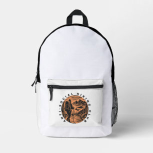 Anti-Social Hiking Club Graphic Printed Backpack