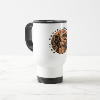 Anti-Social Hiking Club Graphic Travel Mug
