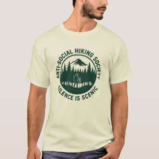 anti-social hiking society T-Shirt