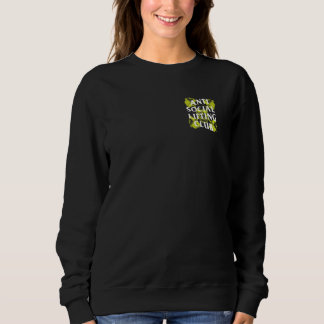 Anti Social Lifting Club Barbells Crossed Skull Ye Sweatshirt