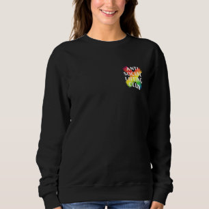 Anti Social Lifting Club Crossed Out Rainbow (Fron Sweatshirt