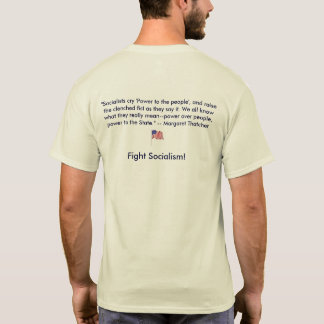 Anti-Socialism Margaret Thatcher T-Shirt