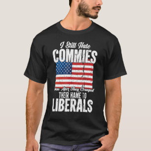 Anti Socialist Communist Pro America Patriotic T-Shirt