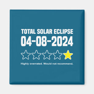 Anti Solar Eclipse Shirt Funny 2024 Total Solar Ec Magnet