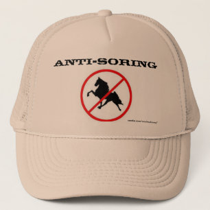 Anti-Soring hat with Ban Symbol