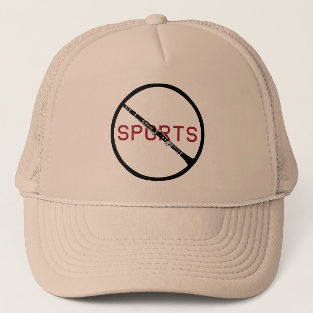 Anti-Sports Clarinet Trucker Hat (Front)