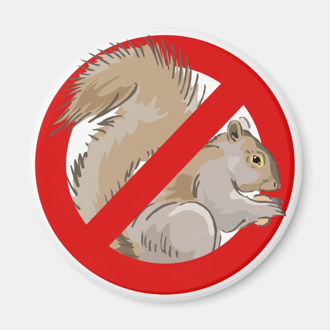Anti-Squirrel Magnet (Front)